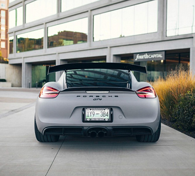 Фото дисков Brixton Forged R11-R на Porsche Cayman II