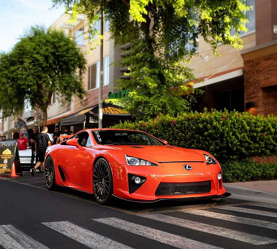 Фото дисков Brixton Forged HS1 на Lexus LFA