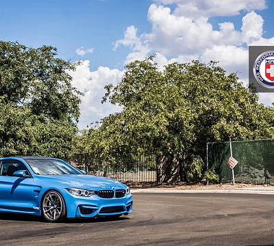 Фото дисков HRE S104 на BMW 4/M4 (F32/F82)
