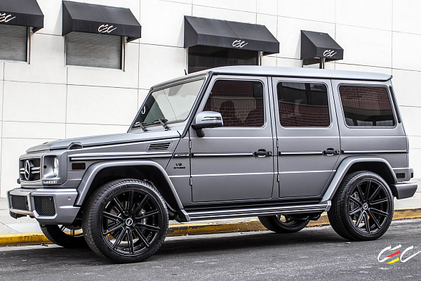 Фото дисков CEC C25 Черный сатин на Mercedes-Benz G-Class II