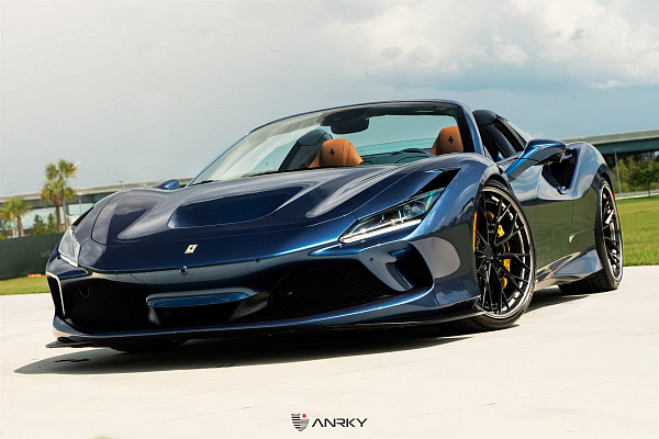 Фото дисков Anrky S3-X5 Черный сатин на Ferrari F8
