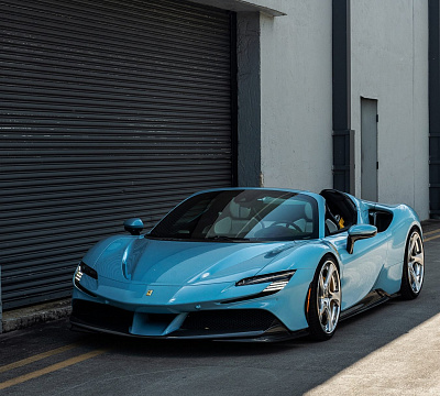 Фото дисков Anrky XR-305 на Ferrari SF90