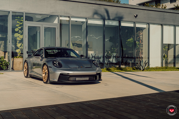 Фото дисков Vossen S21-07 Глянцевая шампань на Porsche 911 VIII
