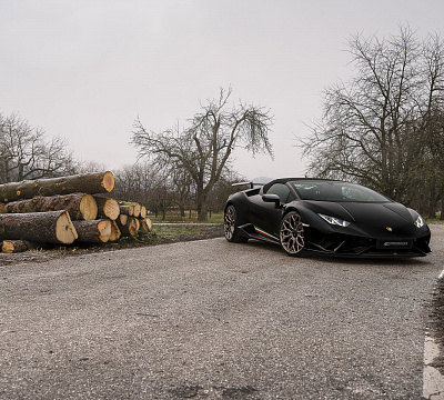 Фото дисков Vossen S17-01 на Lamborghini Huracan