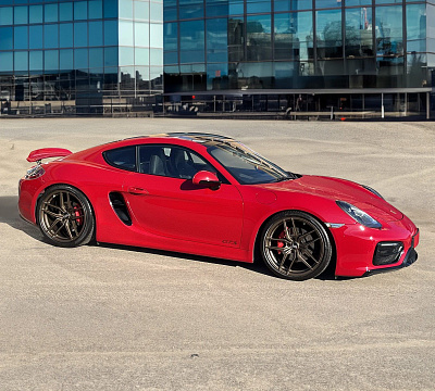 Фото дисков Bola B11 на Porsche Cayman II