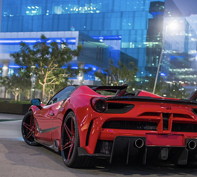 Фото дисков Savini SV71 на Ferrari 488