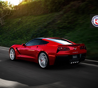 Фото дисков HRE P101 на Chevrolet Corvette C7