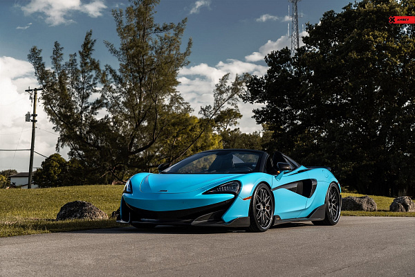Фото дисков Anrky RS1 Черный сатин на McLaren 600