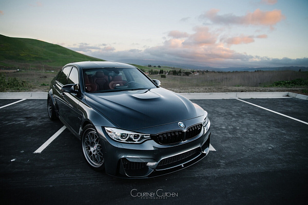 Фото дисков HRE 300 Сатиновый тонированный лак на BMW 3/M3 (F3x/F80)