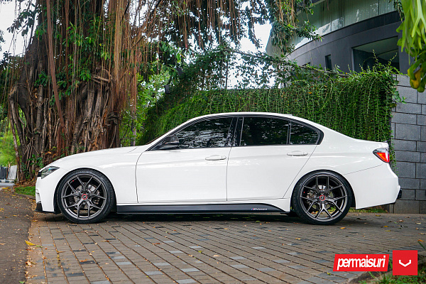 Фото дисков Vossen HF-5 Сатиновый графит на BMW 3/M3 (F3x/F80)