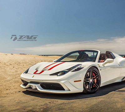 Фото дисков HRE P107 на Ferrari 458