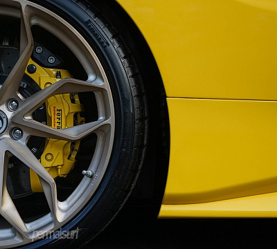 Фото дисков HRE P201 на Ferrari 488