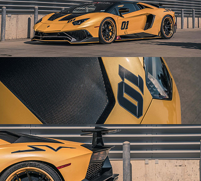 Фото дисков Brixton Forged CM5-R на Lamborghini Aventador