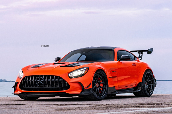 Фото дисков Strasse Wheels SV5 Deep Concave FS Черный сатин на Mercedes-Benz AMG GT I