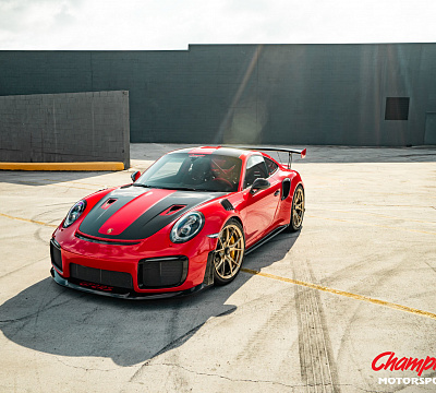 Фото дисков Vossen RS74 на Porsche 911 VII