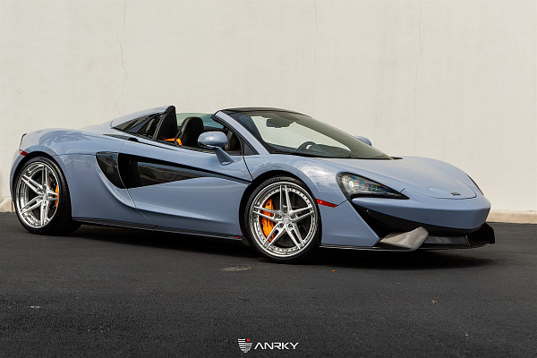 Фото дисков Anrky AN37 Глянцевый лак на McLaren 570S