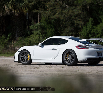 Фото дисков BC Forged RZ10 на Porsche Cayman II