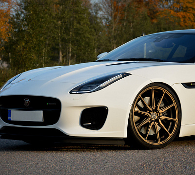 Фото дисков Vossen HF-3 на Jaguar F-Type