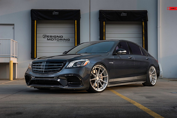 Фото дисков Anrky AN28 Сатиновый лак на Mercedes-Benz S-Class (W222, C217)