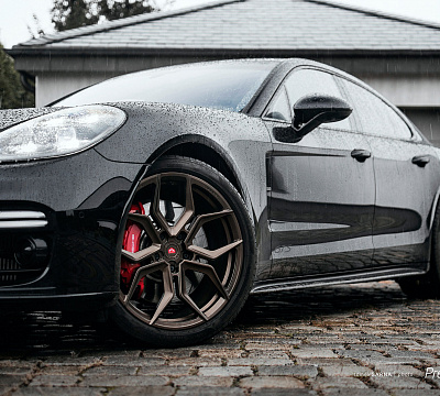 Фото дисков Vossen EVO-3 на Porsche Panamera II