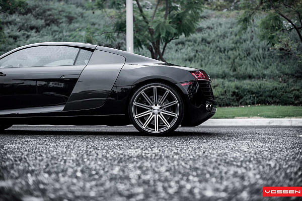 Фото дисков Vossen CV4 Алмазная проточка на Audi R8 (Typ 42)