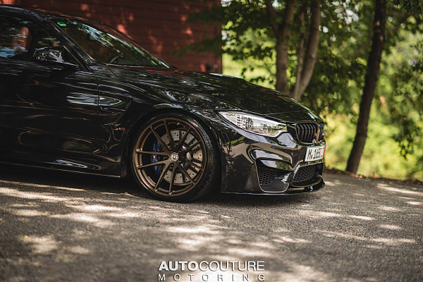 Фото дисков HRE P104 Сатиновая бронза на BMW 4/M4 (F32/F82)