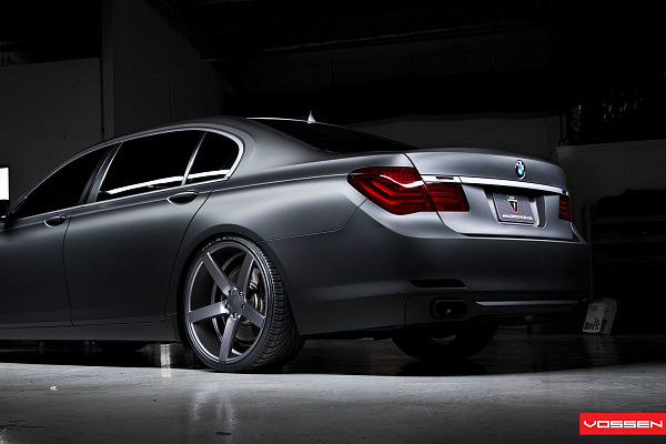 Фото дисков Vossen CV3 Сатиновый графит на BMW 7 (F01/F02/F04)