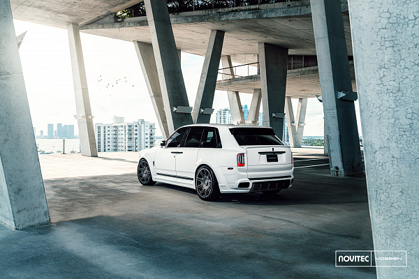 Фото дисков NOVITEC SP2 Сатиновый темный лак на Rolls-Royce Cullinan