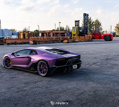 Фото дисков Anrky S3-X0 на Lamborghini Aventador
