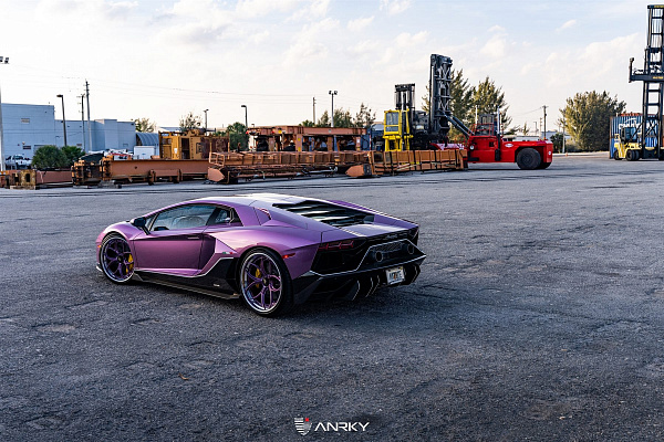 Фото дисков Anrky S3-X0 Другой цвет на Lamborghini Aventador