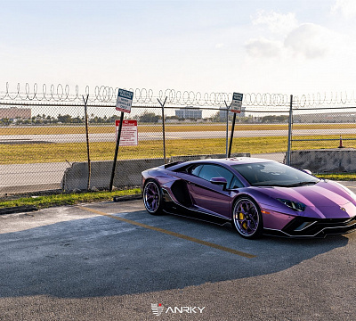 Фото дисков Anrky S3-X0 на Lamborghini Aventador