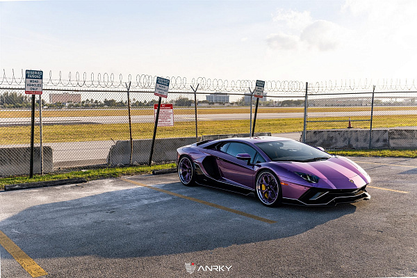 Фото дисков Anrky S3-X0 Другой цвет на Lamborghini Aventador