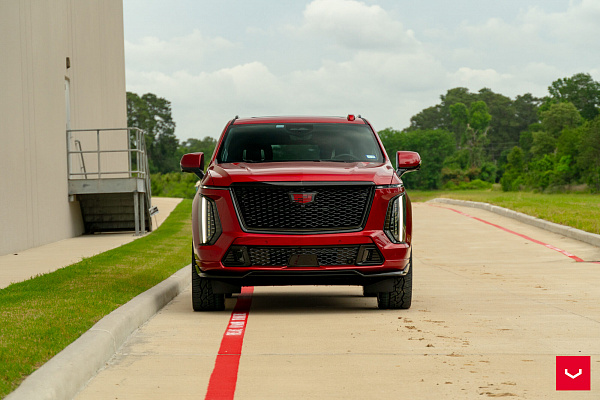Фото дисков Vossen HF6-3 Черный глянец на Cadillac Escalade V