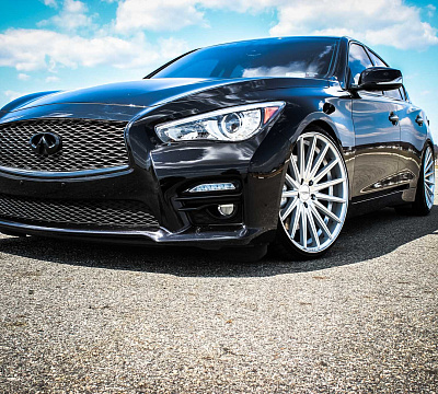 Фото дисков Vossen VFS-2 на Infiniti Q50