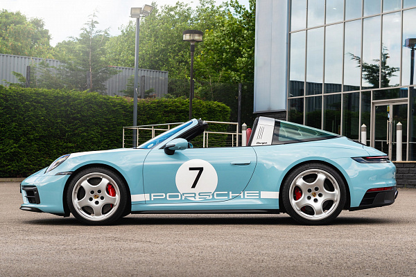 Фото дисков Kahn Cup 1 Remastered 3-Piece Серебро на Porsche 911 VIII