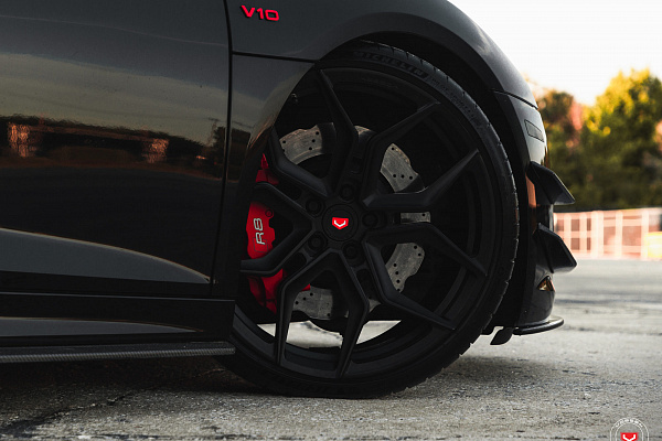 Фото дисков Vossen EVO-3 Черный сатин на Audi R8 (4S)