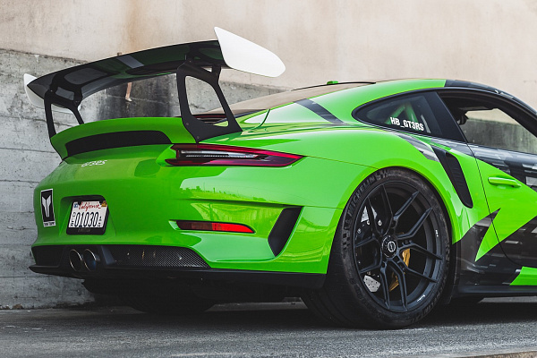 Фото дисков Brixton Forged CM5-R Черный матовый на Porsche 911 VII