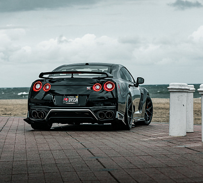 Фото дисков Vossen HF-5 на Nissan GT-R