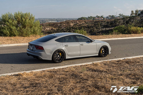 Фото дисков HRE S101 Черный сатин на Audi A/RS 7 (4G)