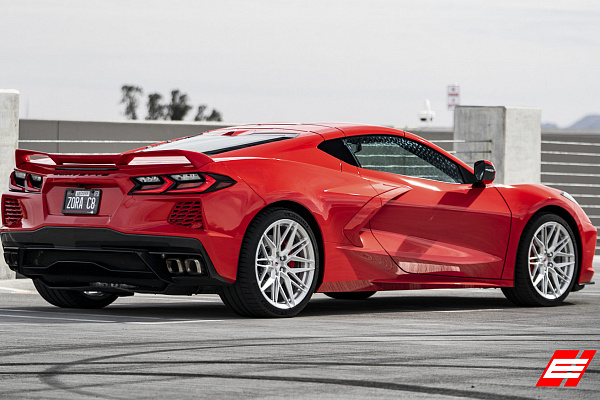 Фото дисков Vossen EVO-5 Глянцевый лак на Chevrolet Corvette C8