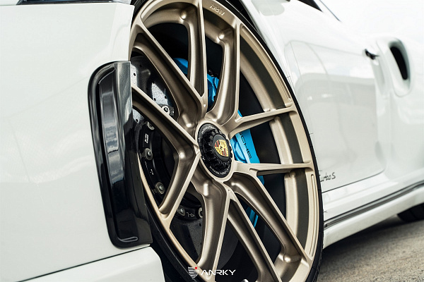 Фото дисков 1886 Wheels XR001 Сатиновая шампань на Porsche 911 VIII