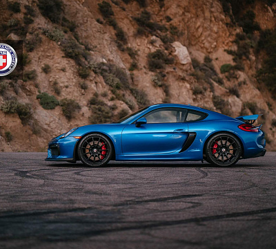 Фото дисков HRE RC103 на Porsche Cayman II
