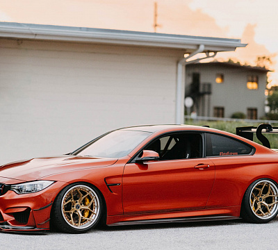Фото дисков Brixton Forged PF5 на BMW 4/M4 (F32/F82)