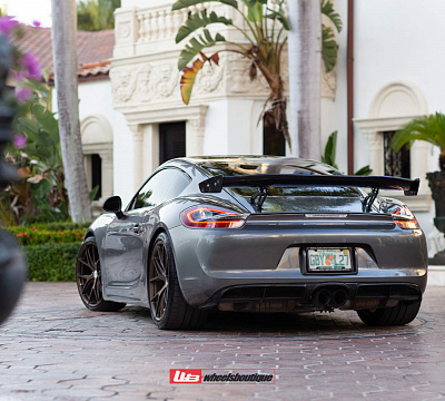 Фото дисков HRE P101 на Porsche Cayman II