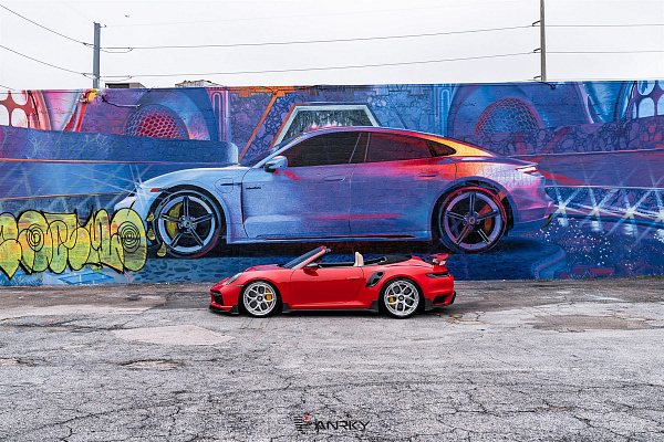 Фото дисков Anrky S3-X0 Глянцевый лак на Porsche 911 VIII