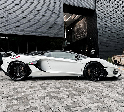 Фото дисков Brixton Forged PF5 на Lamborghini Aventador