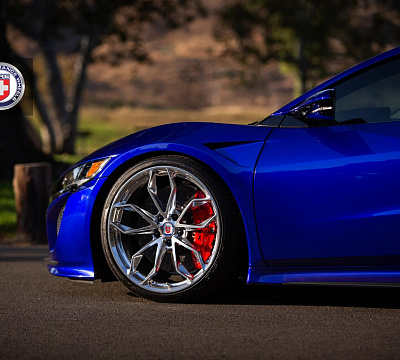Фото дисков HRE P201 на Acura NSX II