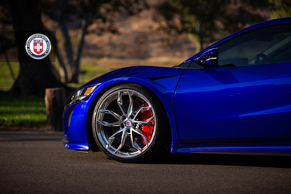 Фото дисков HRE P201 Полированный лак на Acura NSX II