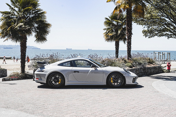 Фото дисков Brixton Forged PF7 Черный глянец на Porsche 911 VII