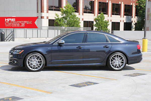 Фото дисков HRE FF01 Серебро на Audi A/RS 6 (C7)